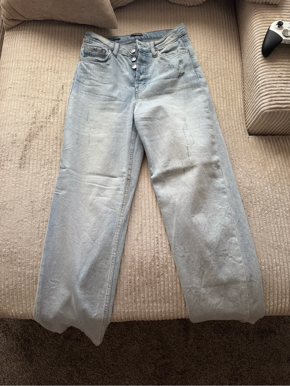 Wild Fable Light Wash High-Waisted Straight-Leg Jeans